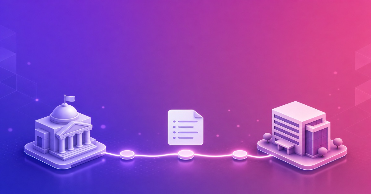 Proceso administrativo de contratar a un proveedor de software sin presencia local desde una institución pública