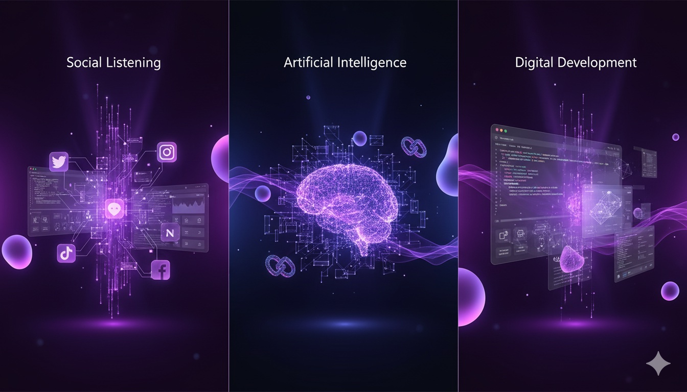 Social Listening, Inteligencia Artificial y Desarrollo Digital - Servicios Martech integrados